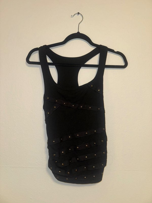 Svartur tank top
