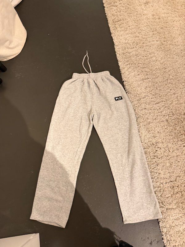 PLT gráar joggingbuxur