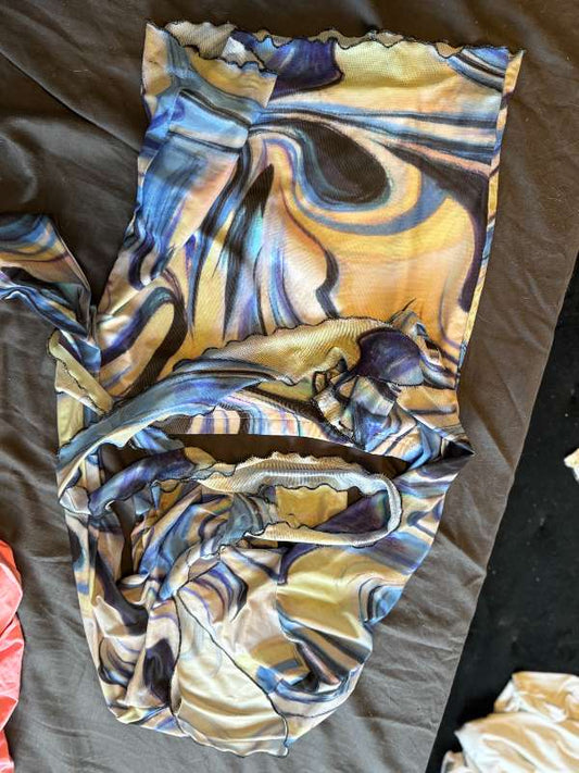 Blátt two piece