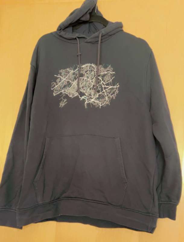 Dressmann Bollur (Hooded Navy Blue -Printed )