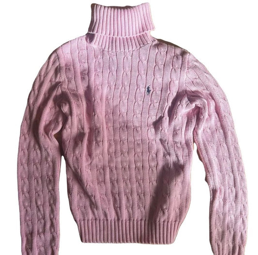Polo Ralph Lauren - Bleik prjóna peysa