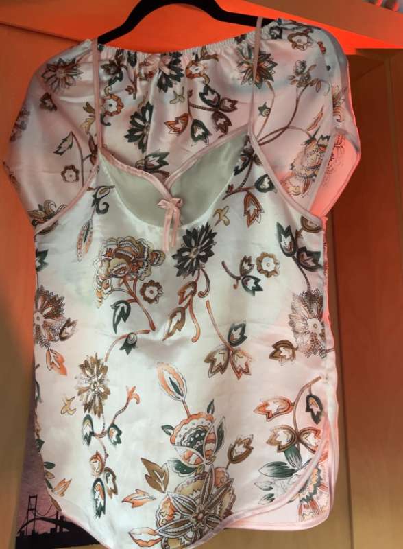 MLTem Satin Night-gown ( Flower)