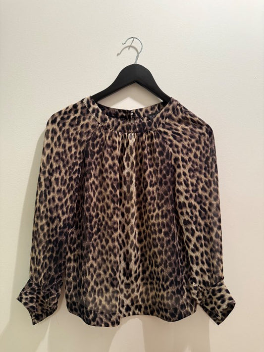 Leopard blússa