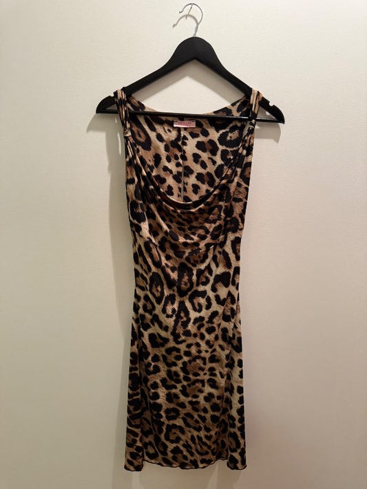 Vintage leopard kjóll