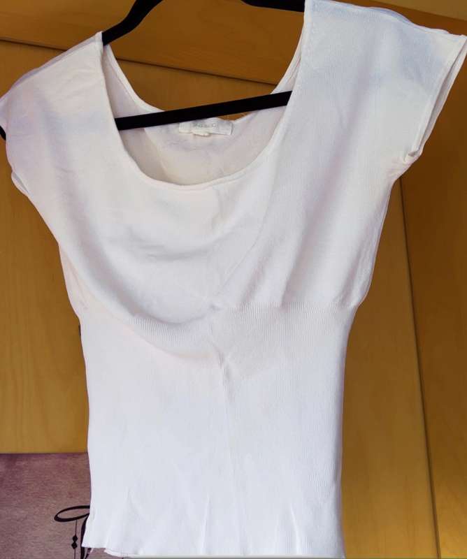 Mango Basic White blussa