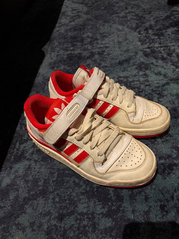 Adidas Forum strigaskór Rauðir
