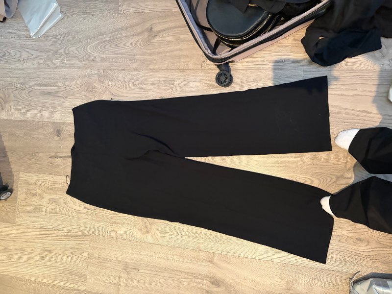 Zara svartar suit pants