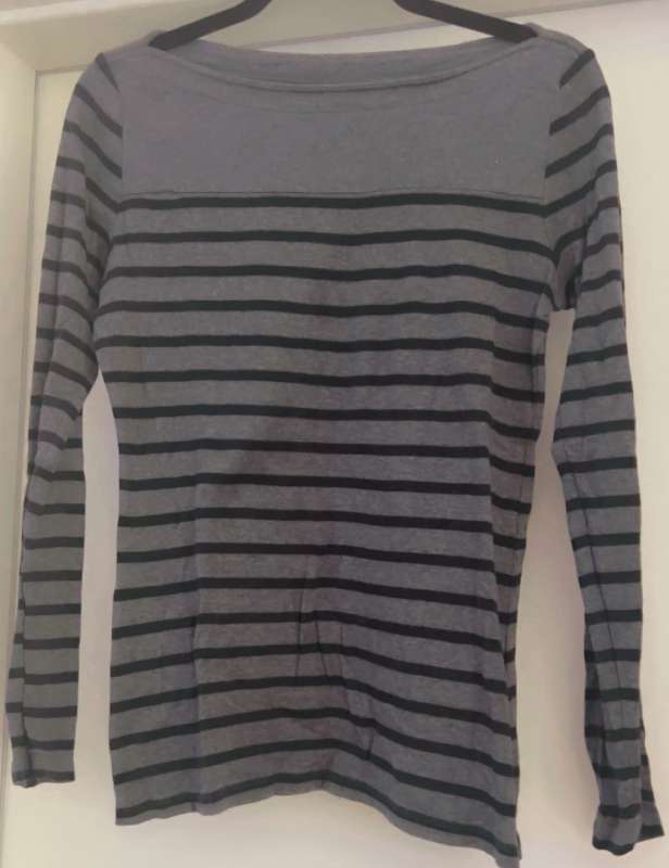GAP BOLUR (Grey Striped long sleeve )