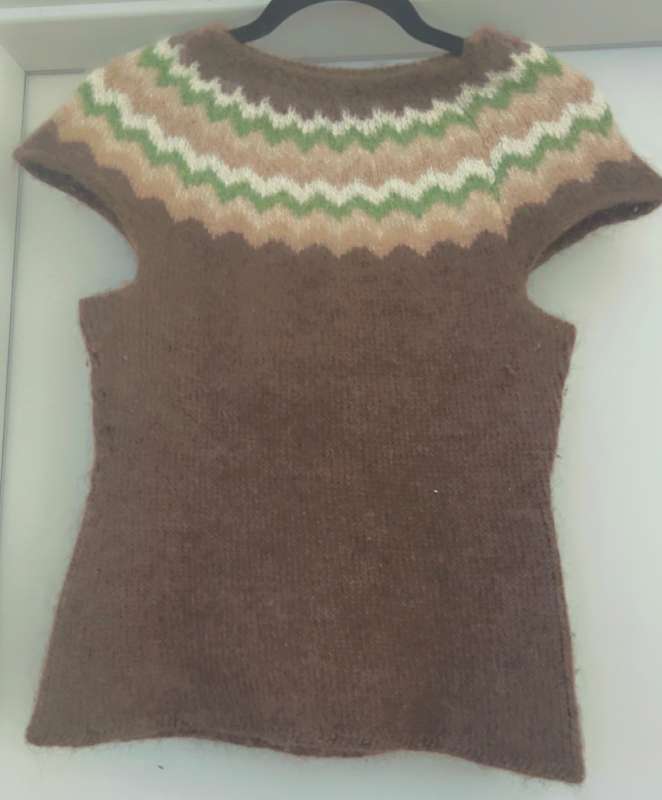 My Design ( Ullapeysa grafik ) Green-Brown