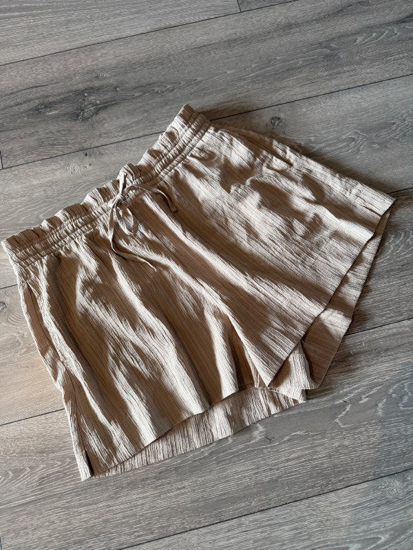 HM stuttbuxur beige