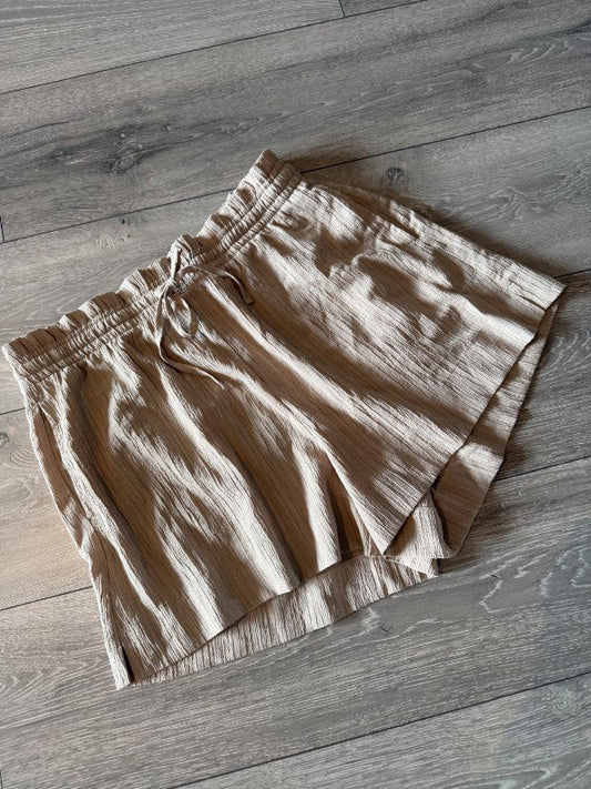 HM stuttbuxur beige