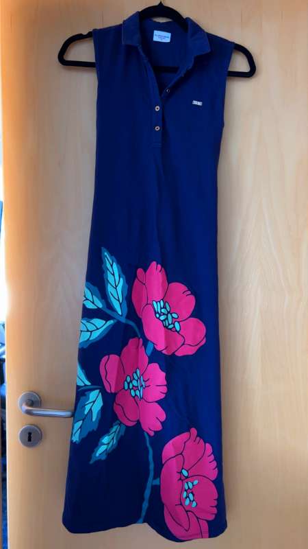 U.S POLO Dress (Navy Blue flower )