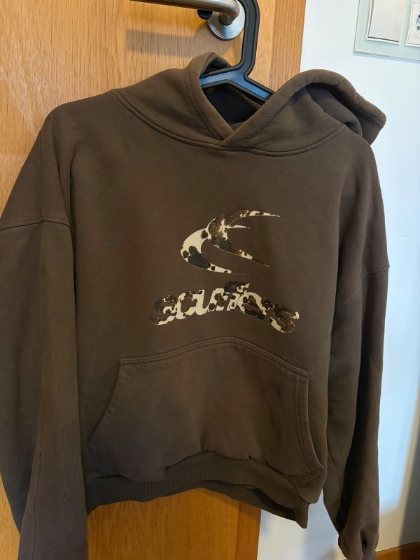 Scuffers brún hettupeysa