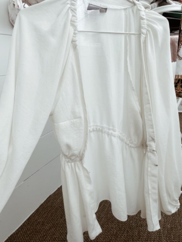 Hvítur kimono asos