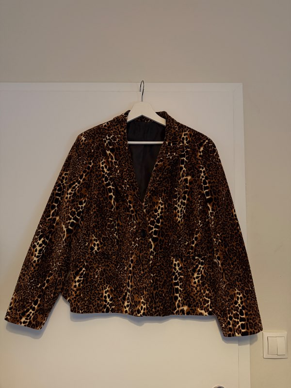 Vintage leopard blazer K