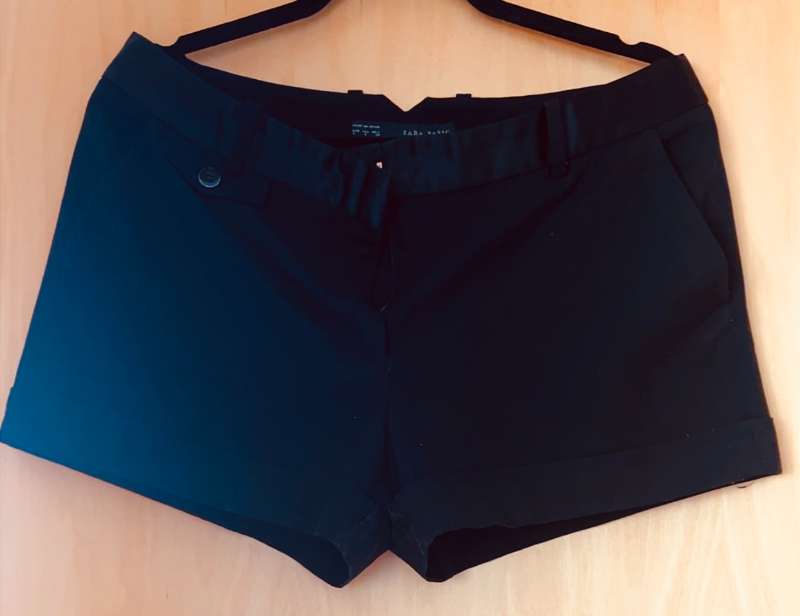 Zara Basic Stutbuxur (Black)
