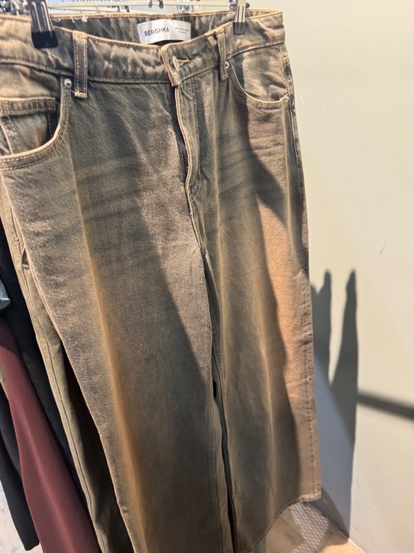 Grænar Bershka gallabuxur