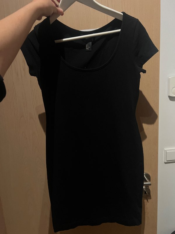 H&M Svartur Basics kjóll