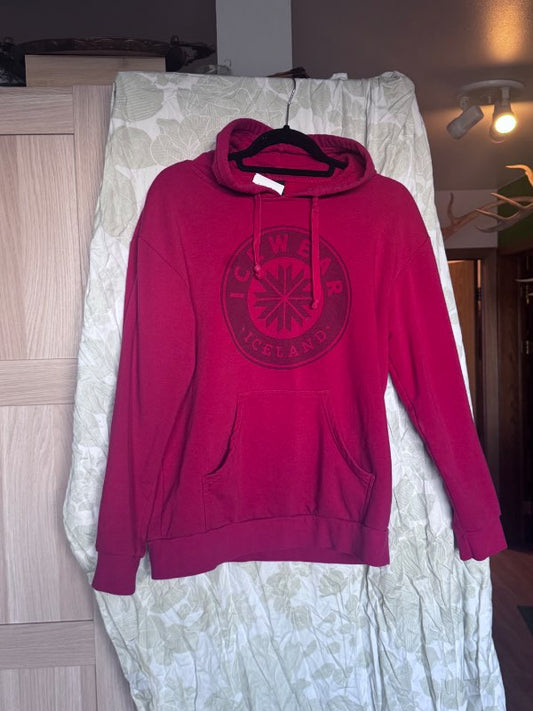 Rauð Icewear hettupeysa