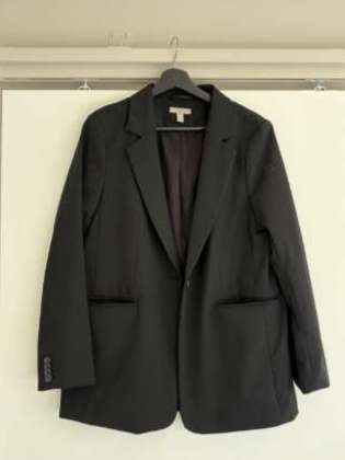 Svartur blazer