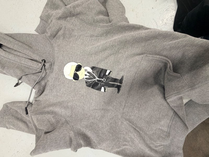 Karl Lagerfeld hettupeysa grá