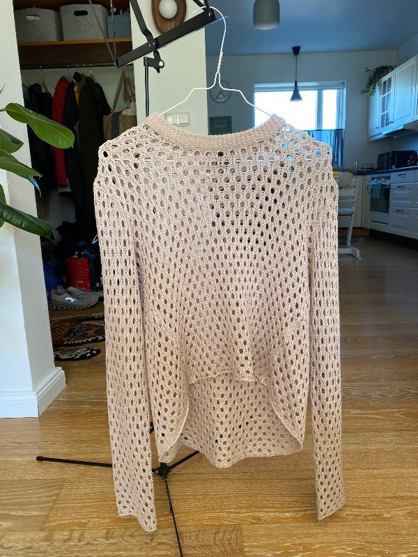 Open-knit peysa