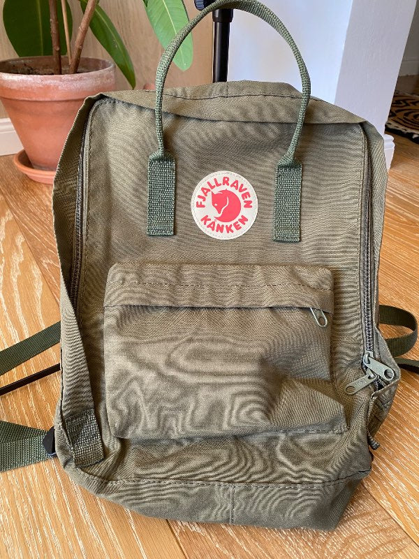 Fjallraven grænn bakpoki