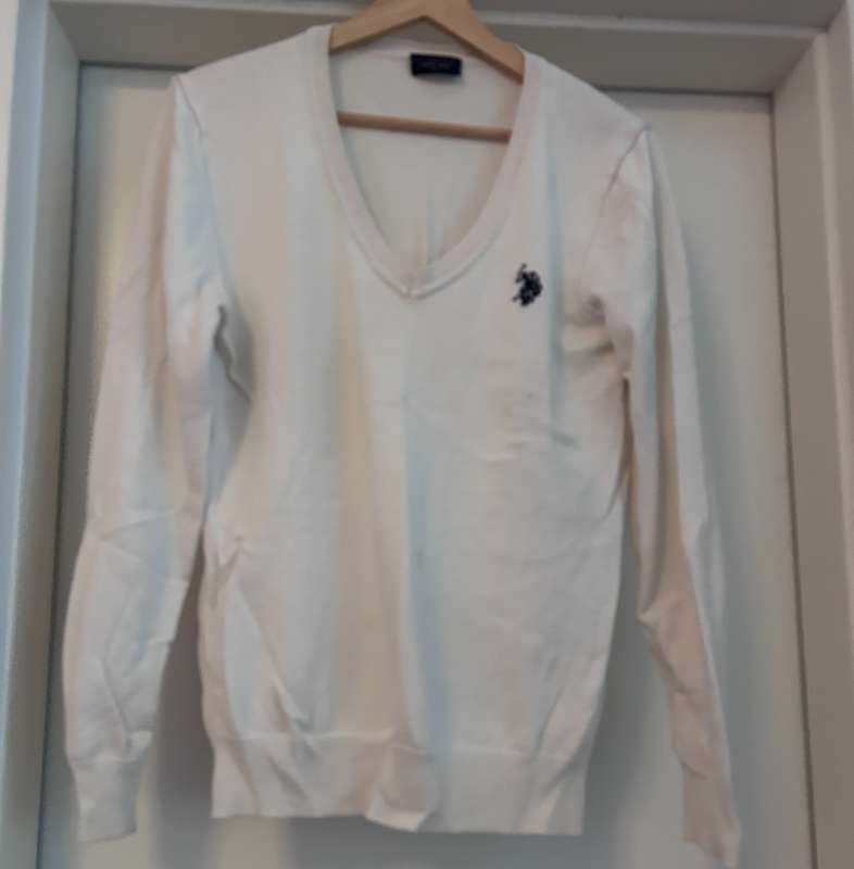 U.S POLO Cardigan ( Off white )