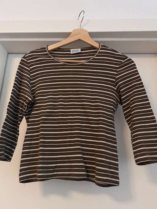 Stefanel Top (Brown-ecru)