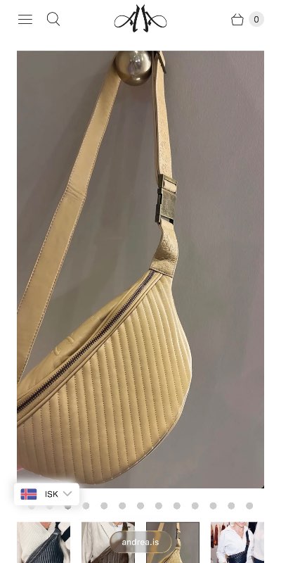 Andreabyandrea fanny beige (1x notuð)