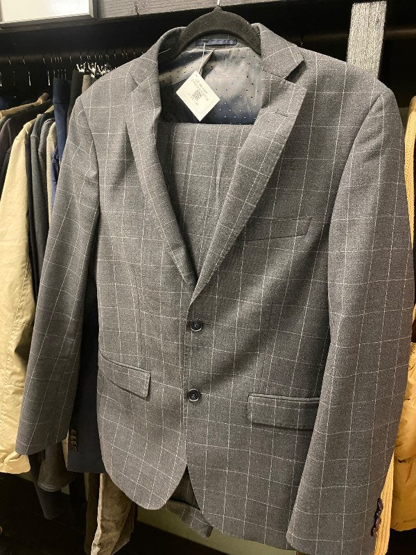 Dressmann jakkaföt gráköflótt