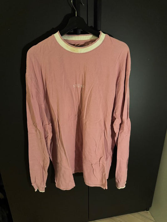 Bleikur stussy langerma