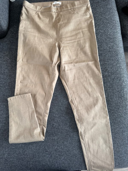 Galla jeggings brúnar