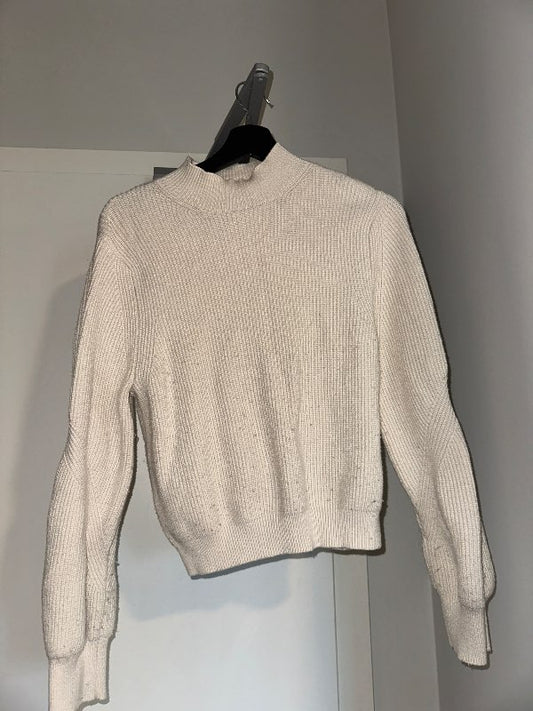 Zara white peysa