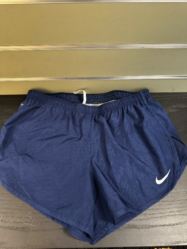 Nike stuttbuxur bláar