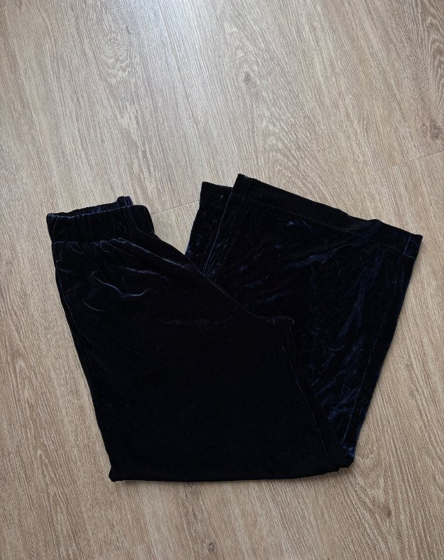 Vintage velúr buxur bláar