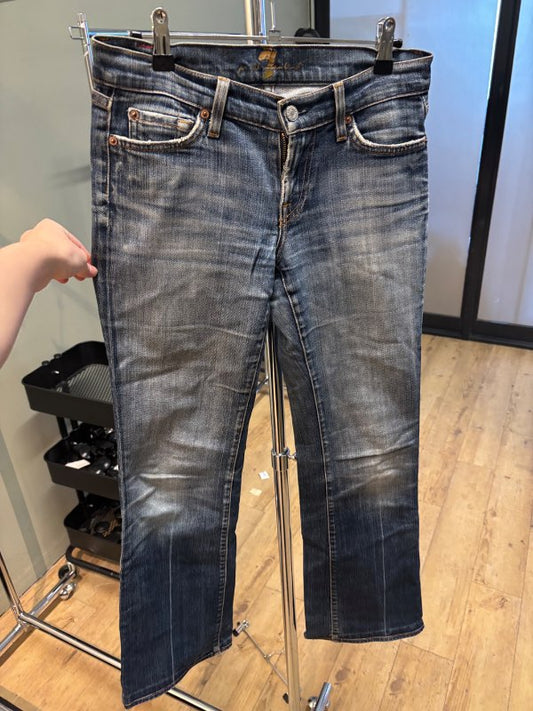 bláar vintage gallabuxur
