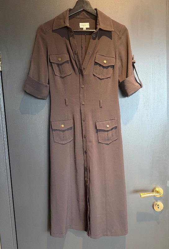Vintage Karen Millen kjóll brúnn