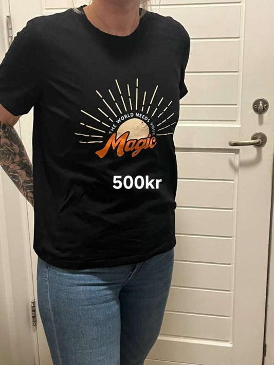 Þ svartur bolur með sol