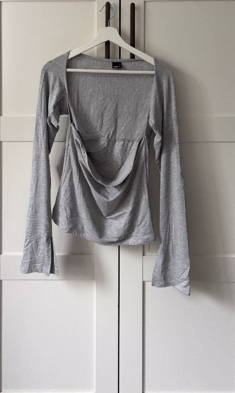Grár Gina tricot toppur
