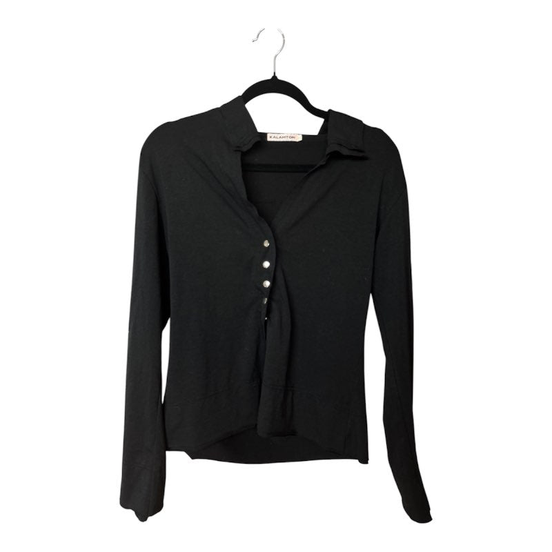Vintage bolur svartur langerma S/M