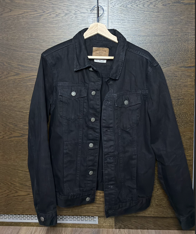 Pull&bear Gallajakki Svartur - M