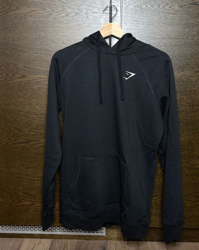 Gymshark Hettupeysa Svört - S