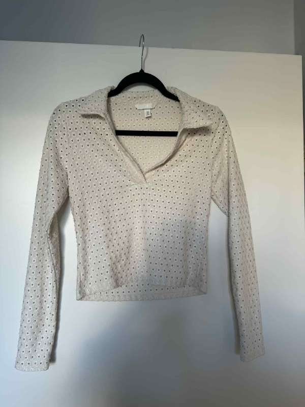 h&m hvítur bolur