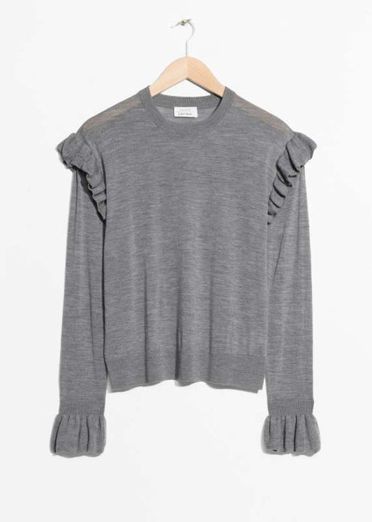 &OtherStories merino peysa grá