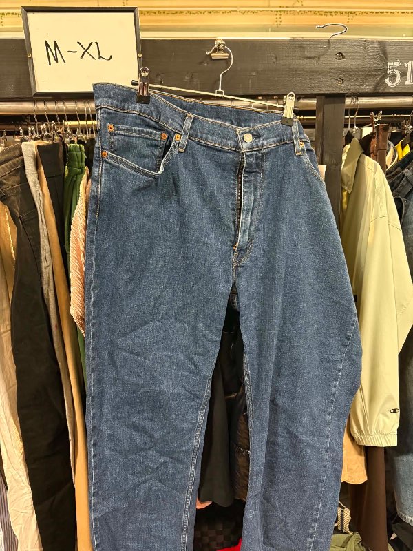 LEVIS 514 búxur bláar