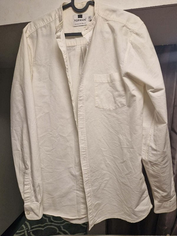 Topman hvít skyrta