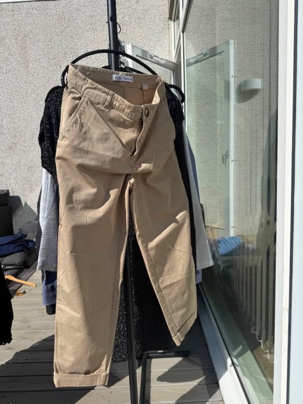 Zara buxur khaki