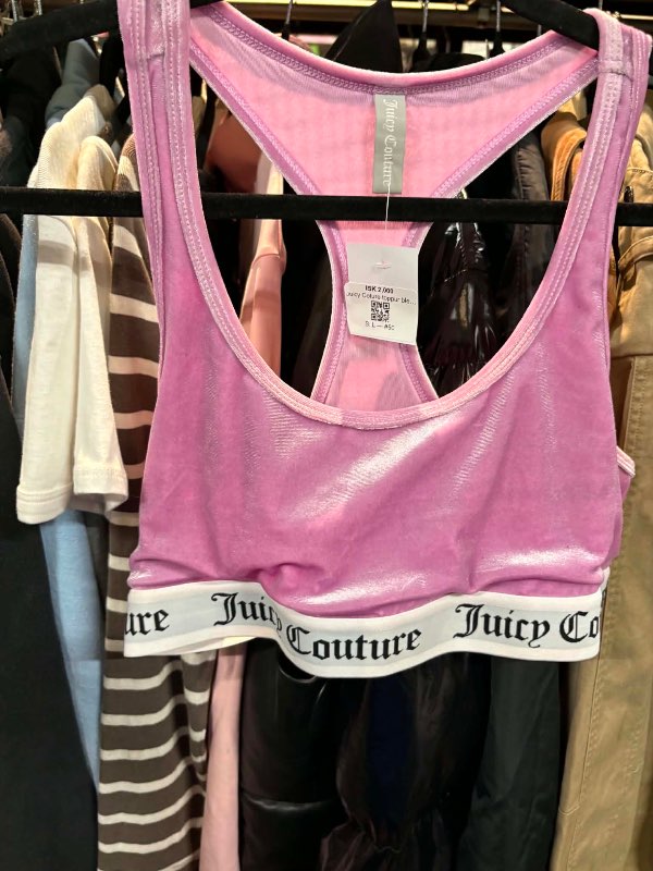 Juicy Coture toppur bleikur