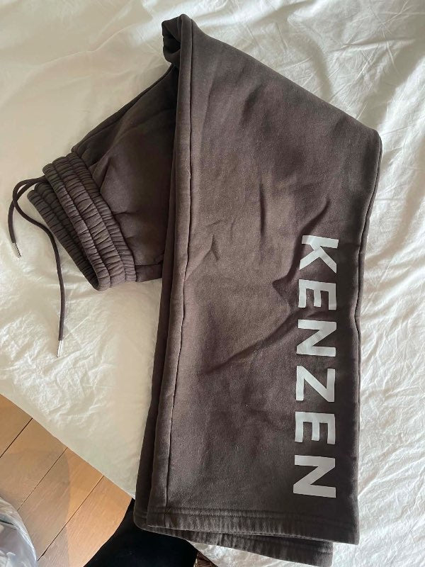 Kenzen svartar kózýbuxur